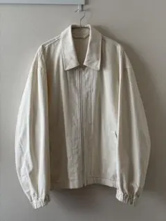 極美品　XL Uniqlo U ジップアップブルゾン オフホワイト ユニクロ