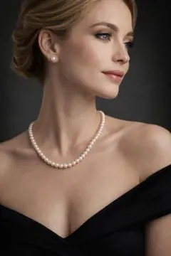 淡水パールネックレスNO25-2289