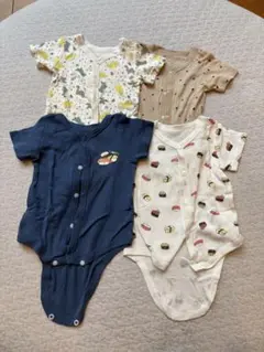 ロンパース 肌着 半袖 4枚セット