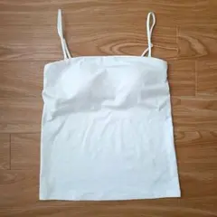 ユニクロ エアリズムコットン ブラチューブトップ ホワイト