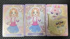 名探偵プリキュア　カードグミ　あんな　ポチタ&ジェット先輩　3枚セット