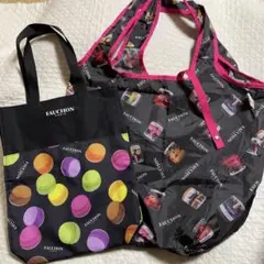 z*ん様 FAUCHON マカロン柄エコバッグ＆サブバッグ　フォション　未使用