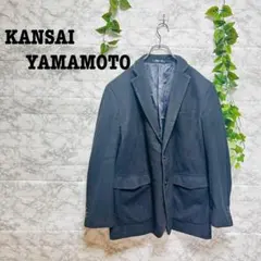 【l22】【KANSAI YAMAMOTO】 カジュアルスーツ ダークグレー