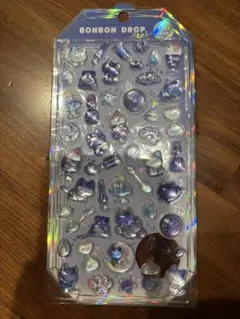 【正規品】　よるねこ　シャーベット　ボンボンドロップシール