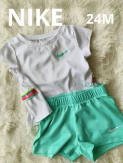 【NIKE】可愛い✨24M 着画有 Tシャツ・ショートパンツセット 女の子