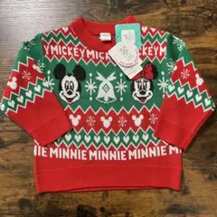 バースデイ　ディズニー　フタフタ　ミッキー　ミニー ニット　セーター クリスマス