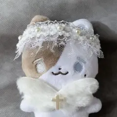 【セット販売】 ぬいぐるみ用 10cmぬい ヘッドドレス 羽 天使 白
