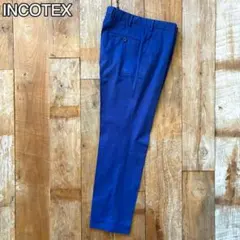 【美品】INCOTEX テーパード スラックス パンツ 50 67986933