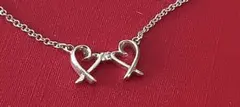 ティファニー ラビング ハート ネックレス ペンダント シルバー