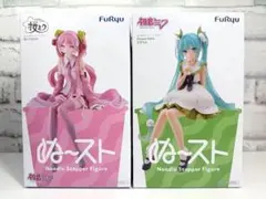 ぬーどるストッパーフィギュア 桜ミク&初音ミク 2種セット ぬースト 未開封品