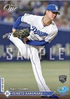 エポックワン　金丸夢斗　中日ドラゴンズ　待望のプロ初勝利　ルーキーカード　関大