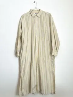 新品　未使用　ジムフレックス　ビームスコラボ　ノーカラー　シャツワンピース　12 新品 未使用 ジムフレックス ビームスコラボ ノーカラー シャツ