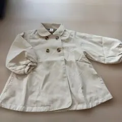 Cottoli オフベージュ ダブルボタンジャケット 95cm