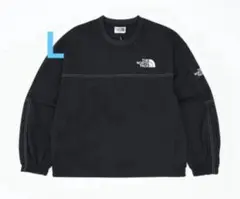 ノースフェイス　アルバニークルーネック　ALVANY CREWNECK L 黒