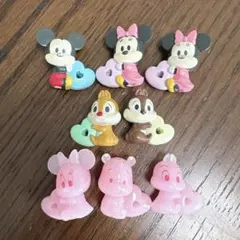 美品　ディズニー　ミッキー　ミニー　バスボム　8個セット　ミニフィギュア