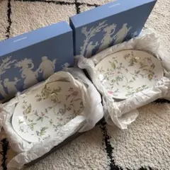 WEDGWOOD 食器 2つセット スウィートプラム オーバルディッシュのサムネイル