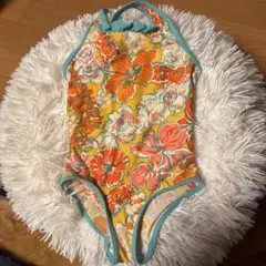 patagonia 花柄 ベビー水着 2T