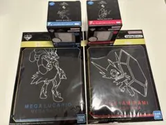 一番くじ　ポケモン　メガシンカ　タオル、グラスカ　メガヤミラミ　メガルカリオ