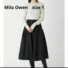 【Mila Owen】 バルーンスカートドッキングリブニットワンピース