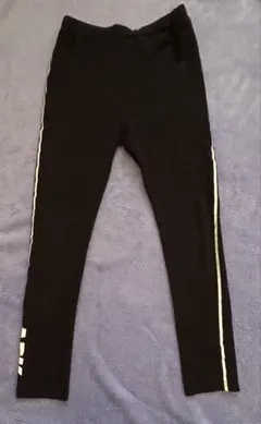 ANAP KIDS黒 ストライプ スパッツ