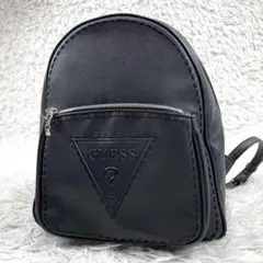 美品　GUESS ゲス　サフィアーノ　ミニリュック バックパック ブラックのサムネイル