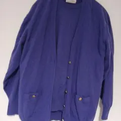 パープル ニット