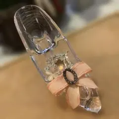 【プリンセス】ガラスの靴 オブジェやジュエリースタンドにも ハンドメイド