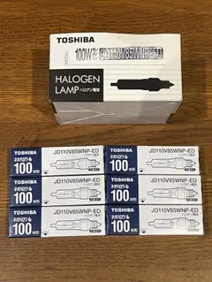 東芝　ハロゲン電球　ネオハロクール100V 6個