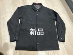 新品☆コーディロイ黒 カバーオールジャケット7990円