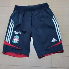 リバプール adidas ハーフパンツ ダークネイビーグレー　O