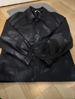 WEGO ビッグシルエット　フェイクレザージャケット