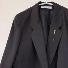 早い者勝ち✨️ ブラック テーラードジャケット オフィスカジュアル 大きめサイズ