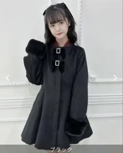 ROJITA ハートバックルショートコート ブラック 完売品 - メルカリ