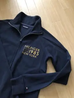 TOMMY HILFIGER ジップアップ トレーナー ダークネイビー