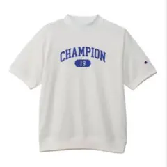 CHAMPION ホワイト ロゴ入りシャツ　GOLF