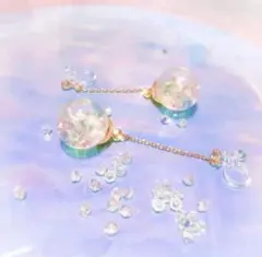 人魚の贈り物♡ノンホールピアス♡colorful  mermaid