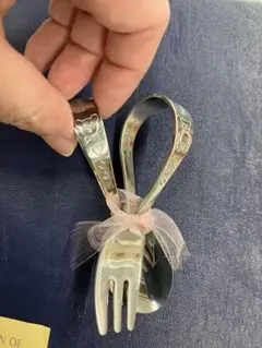 日本製　ステンレス　赤ちゃん用　スプーンとフォーク