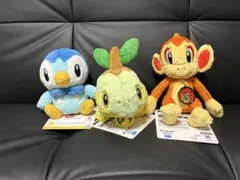 一番くじ ポケモン F賞 ヒコザル/ポッチャマ/ナエトル 3点セット 開封品のサムネイル