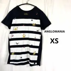 ヴィヴィアンウエストウッド アングロマニア ボーダーTシャツ オーブ刺繍のサムネイル
