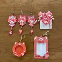 すとぷり 莉犬 グッズ まとめ売り ストラップ、バッジ・カードホルダー、クリップ