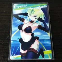 ボンバーガール　カードコネクト　エメラ（メイド水着（黒））