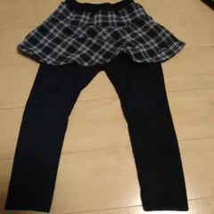 チェック スカッツ 裏起毛