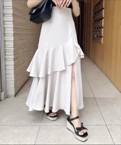 INGNI フレアスカート ライトベージュ 新品未使用