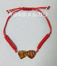 【新品】S&A ブレスレット 茶色　琥珀　紐　万博　ポーランド館　保証書付 新品未使用】万博 ポーランド S&A 琥珀ブレスレット ハート型アンバー