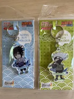 NARUTO 疾風伝 アクリルキーホルダー サスケ カカシ
