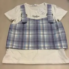 V54 新品女の子ビスチェ付きTシャツ160のサムネイル