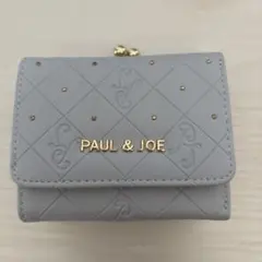 PAUL & JOE 三つ折り財布 ライトブルー キルティングのサムネイル
