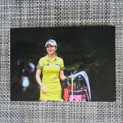 国内女子プロゴルファー　アン・シネ    証明書付き　直筆サイン入りフォト 引退 女子ゴルフ アン・シネ 証明書付き 直筆サイン入りフォト