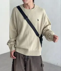 CPCM U.S. POLO ASSN. クルーネックニット