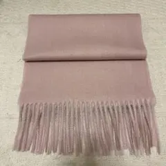 【美品】カシミヤタッチピンクストール